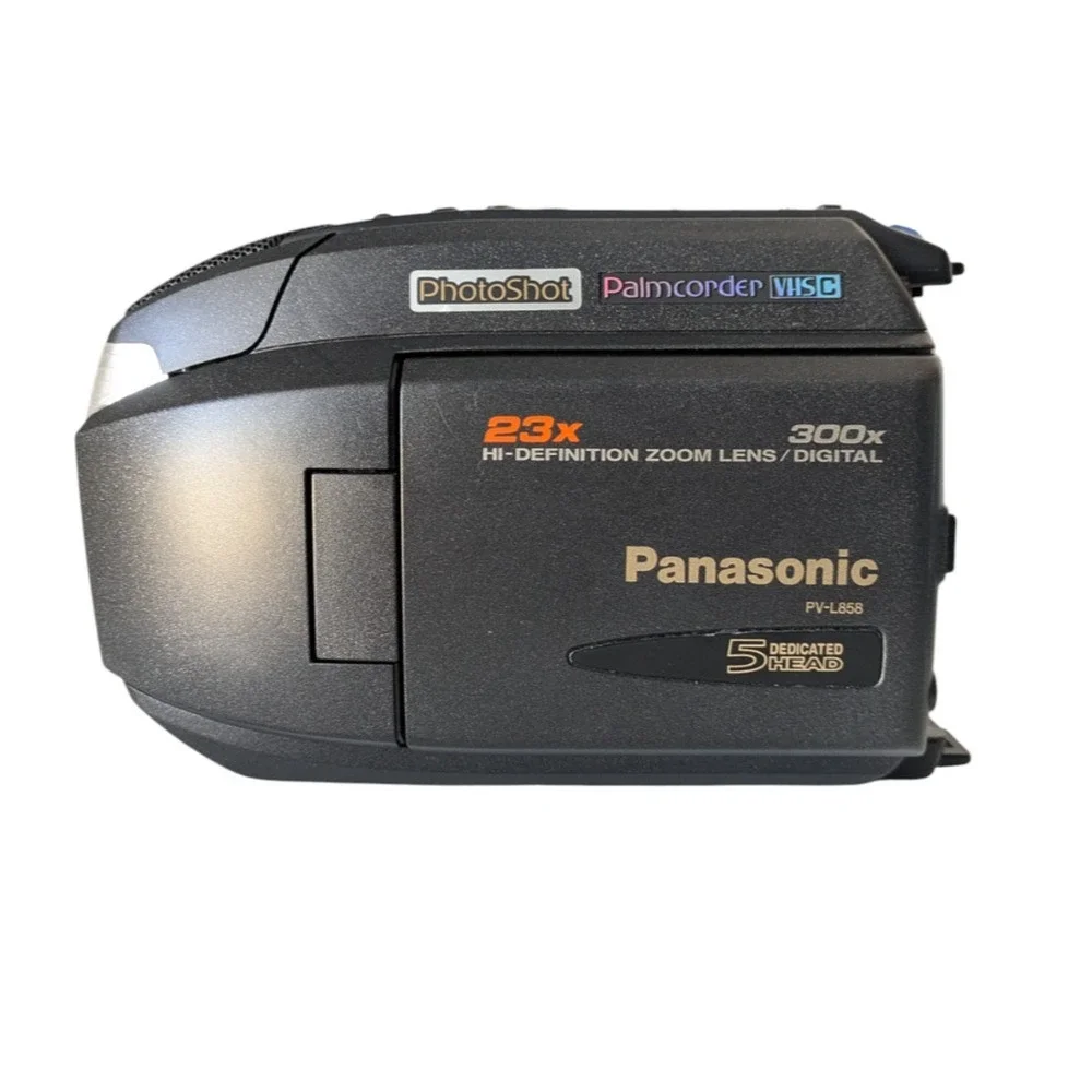Panasonic PV-L858D Palmcorder PalmSight VHS-C Camcorder For Parts Very Clean